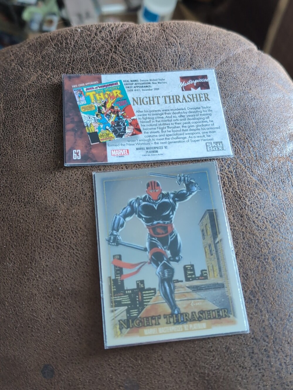 1$ Add On⭐ Marvel Masterpieces 92 Platinum Night Thrasher